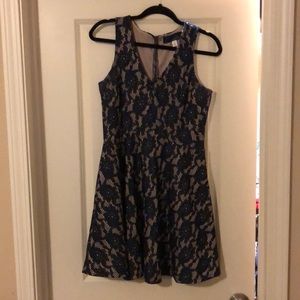 Navy Lace Dress